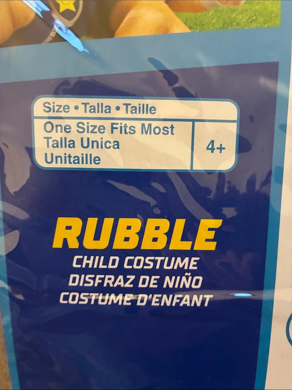 Nickelodeon Paw Patrol Rubble Pop-Out Halloween Costume
